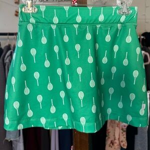 Prince Vibrant Green Athletic Skort with under shorts pocket